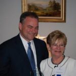 Carolyn LeCroy with Virginia Governor Tim Kaine.